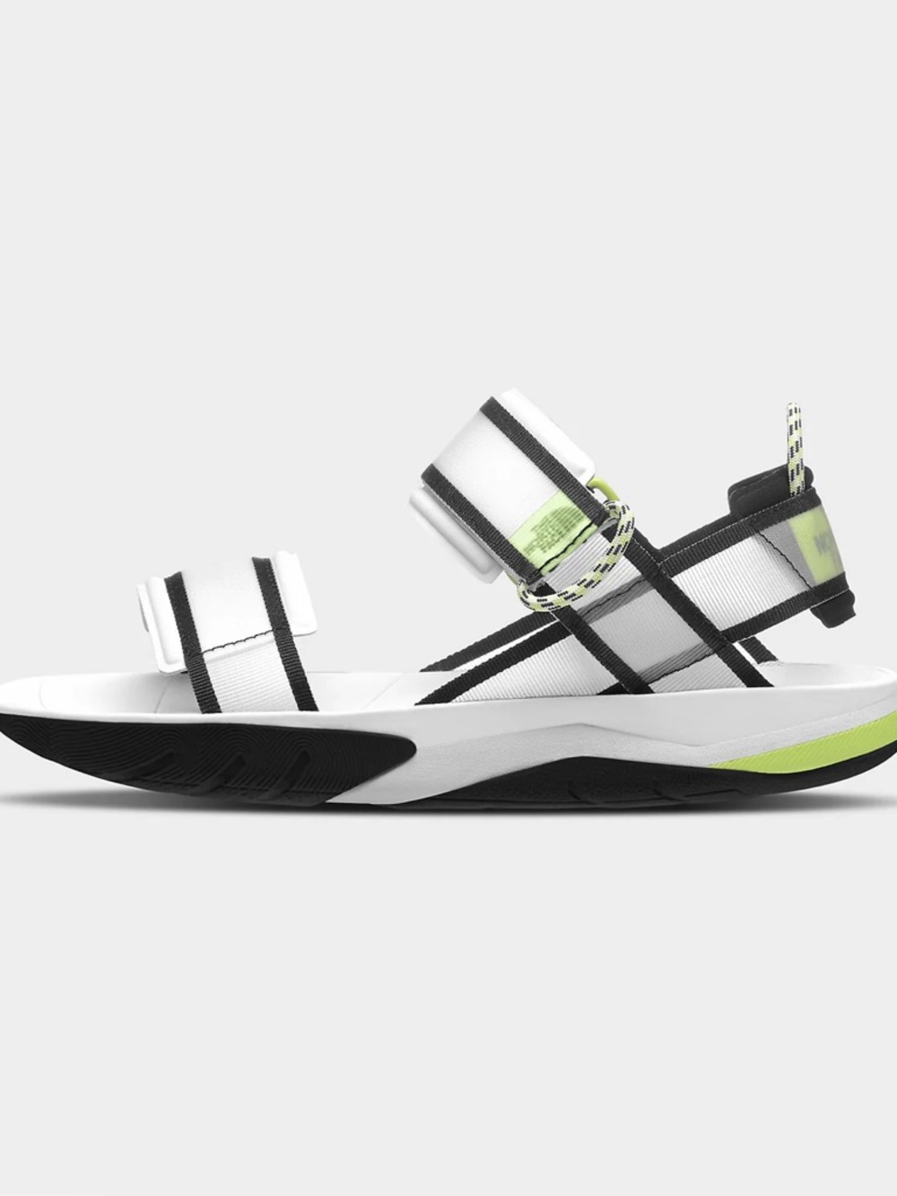 The North Face Skeena Sport Sandal White & Green 6 NWT